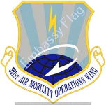 521st Air Mobility Wing Unit Flag