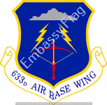 633d Air Base Wing Unit Flag