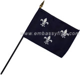 Fleur de lis desktop flag