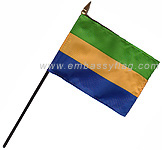 Gabon desktop flags