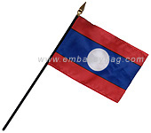 Laos desktop flags