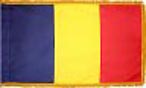 Chad indoor flag