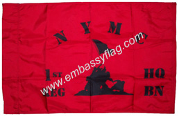 Custom NY Marine Cadets Flag