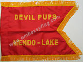 Devil Pups parade guidon