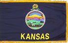 Kansas indoor flag