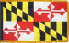 Maryland indoor flag