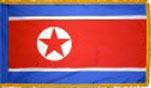 North Korea indoor flag