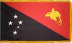 Papua New Guinea indoor flag