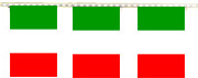 Italy flag pennant strings