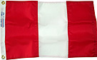 Peru civil boat flag