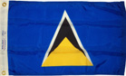 St. Lucia boat flag