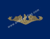 Submarine Warfare Gold Dolphin flag