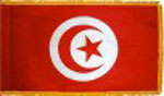 Tunisia indoor flag