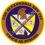 USS Alexandria ship crest