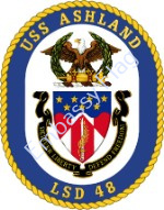 USS Ashland ship crest