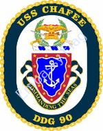 USS Chafee ship crest