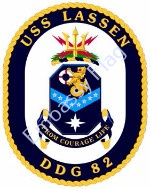 USS Lassen ship crest