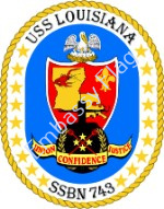 USS Louisiana ship crest