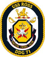 USS Ross ship crest