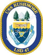 USS Rushmore ship crest