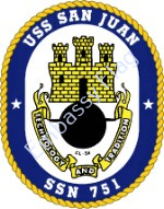 USS San Juan ship crest