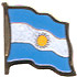 Argentina flag lapel pin