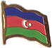 Azerbaijan flag lapel pin