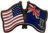 British Virgin Islands / USA friendship flag lapel pin