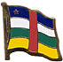 Central African Republic flag lapel pin