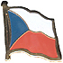 Czech Republic flag lapel pin