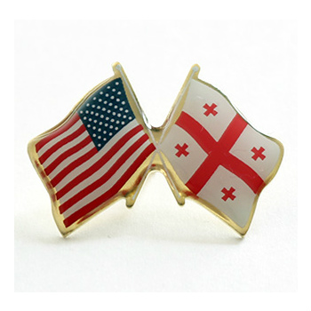 Georgia Republic USA flag lapel pin USA made