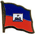 Haiti flag lapel pin