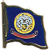 Idaho state flag lapel pin