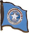 Northern Marianas flag lapel pin