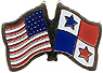 Panama / USA frienship flag lapel pin