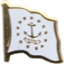 Rhode Island flag lapel pin