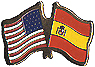 Spain / USA lapel pin