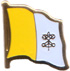 Vatican City flag lapel pin